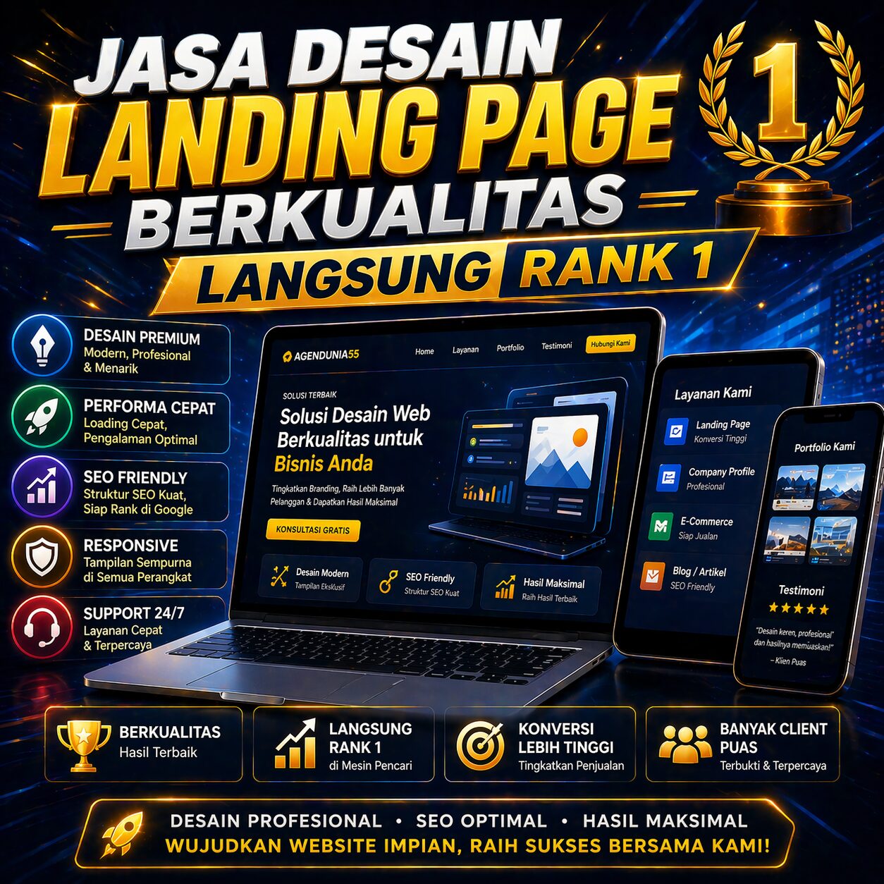 Landing Page sebagai Ruang untuk Menjelaskan Cara Anda Membantu Klien Mengambil Keputusan dengan Tenang